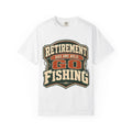 Retirement Has One Rule Go Fishing – Funny Retired Fisherman T-Shirt, Fishing Retirement Gift, Unisex Fishing Shirt