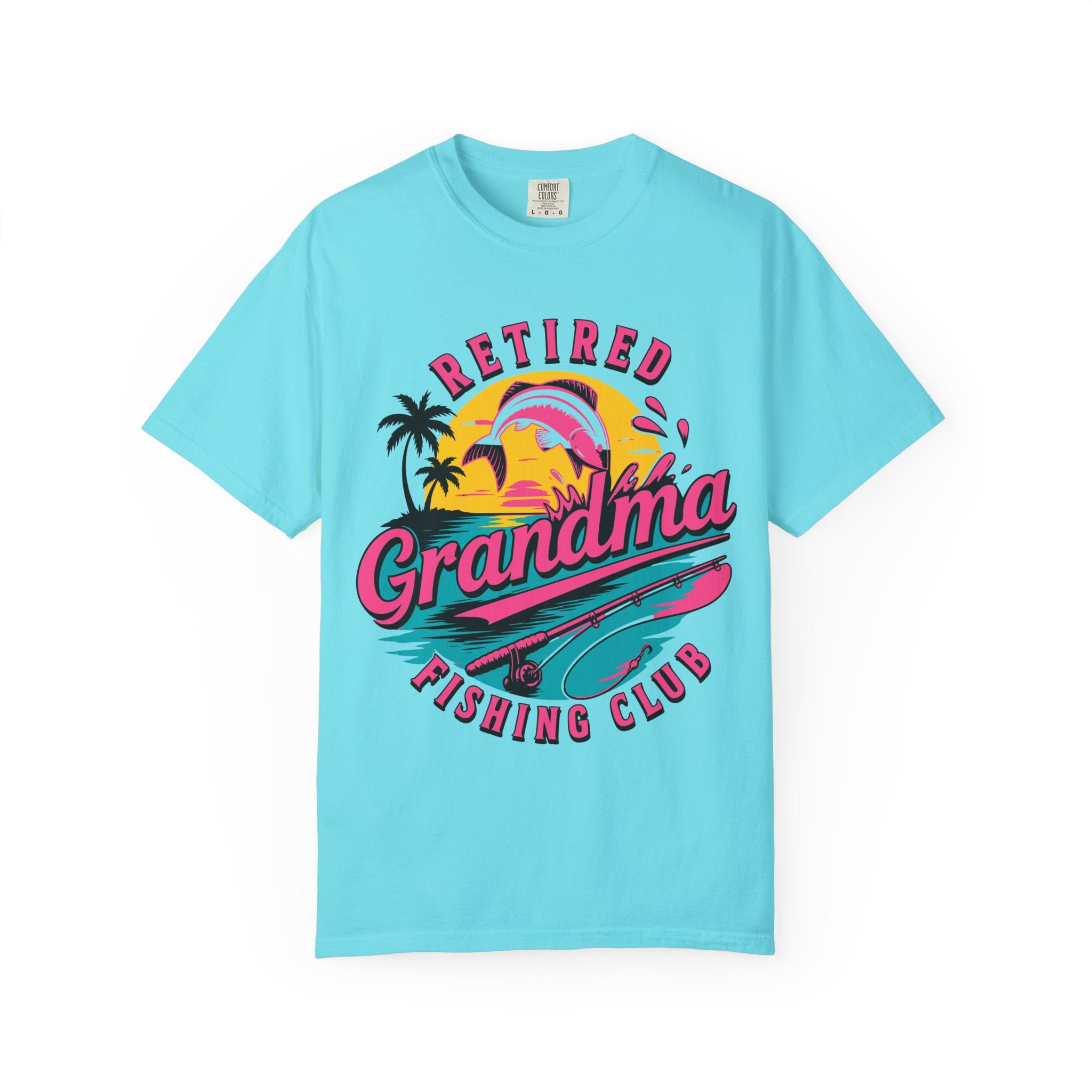 Retired Grandma Fishing Club Shirt | Funny Women's Retirement Fishing T-Shirt | Grandma Fishing Gift