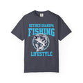 Retired Grandpa Fishing Lifestyle Shirt | Funny Bass Fishing T-Shirt | Retirement Gift for Grandpa
