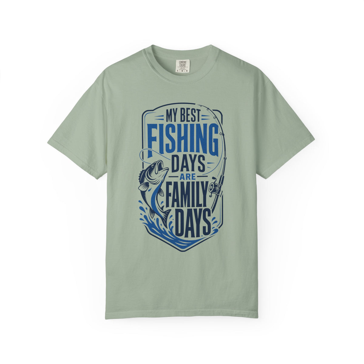 My Best Fishing Days Are Family Days T-Shirt | Family Fishing Gift for Grandpa Grandma Mom Dad