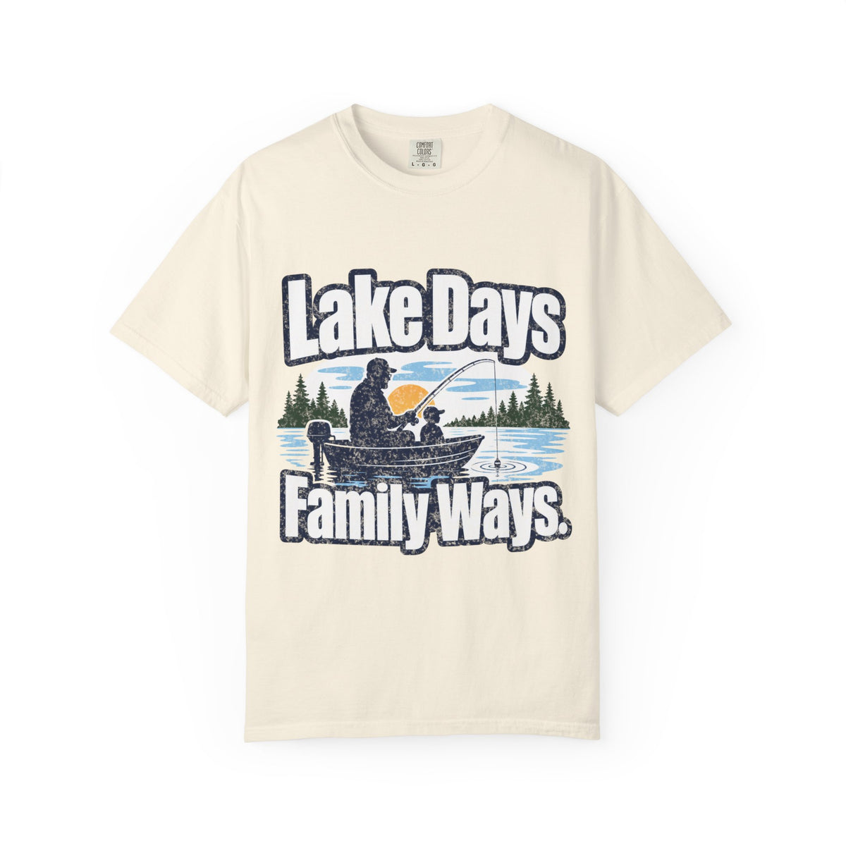 Lake Days Family Ways Fishing Shirt – Family Fishing T-Shirt, Lake Life Gift, Outdoor Adventure Tee