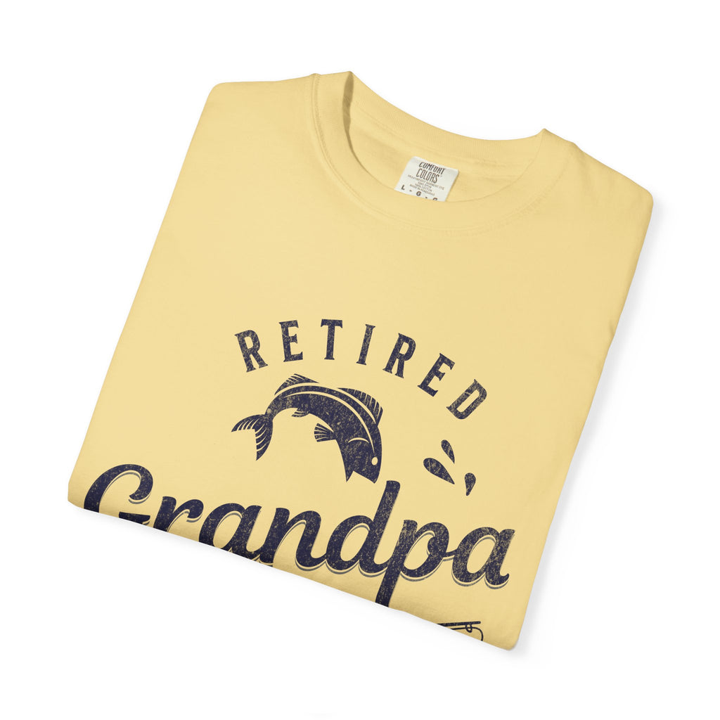 Retired Grandpa Fishing Club Shirt | Funny Retirement Fisherman T-Shirt | Grandpa Fishing Gift