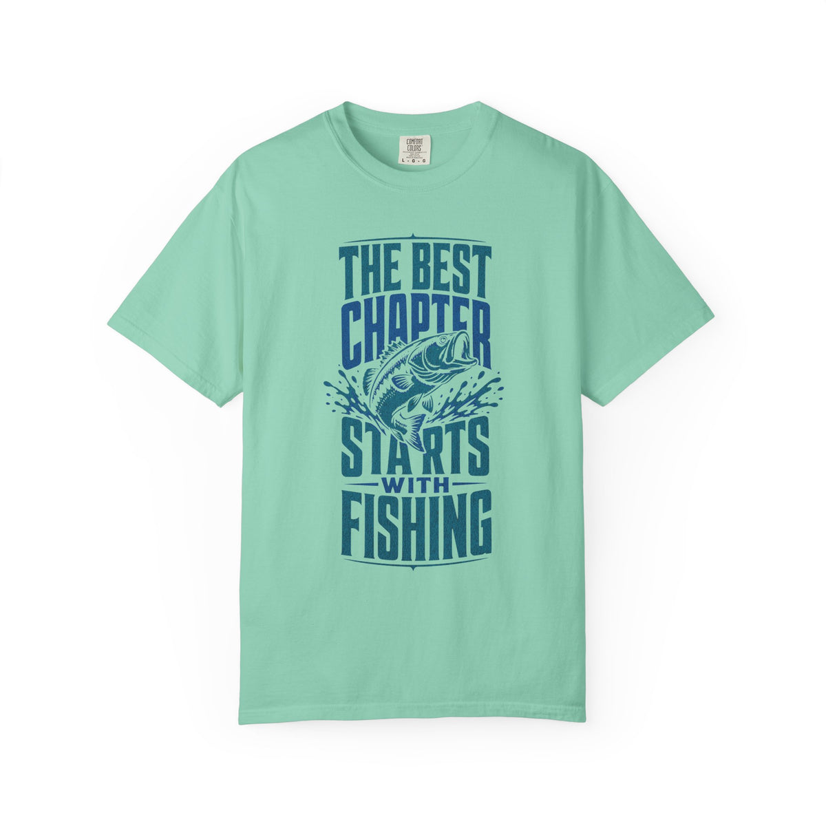 The Best Chapter Starts With Fishing T-Shirt | Fishing Grandma Shirt | Retirement Fishing Gift | Unisex Angler Tee