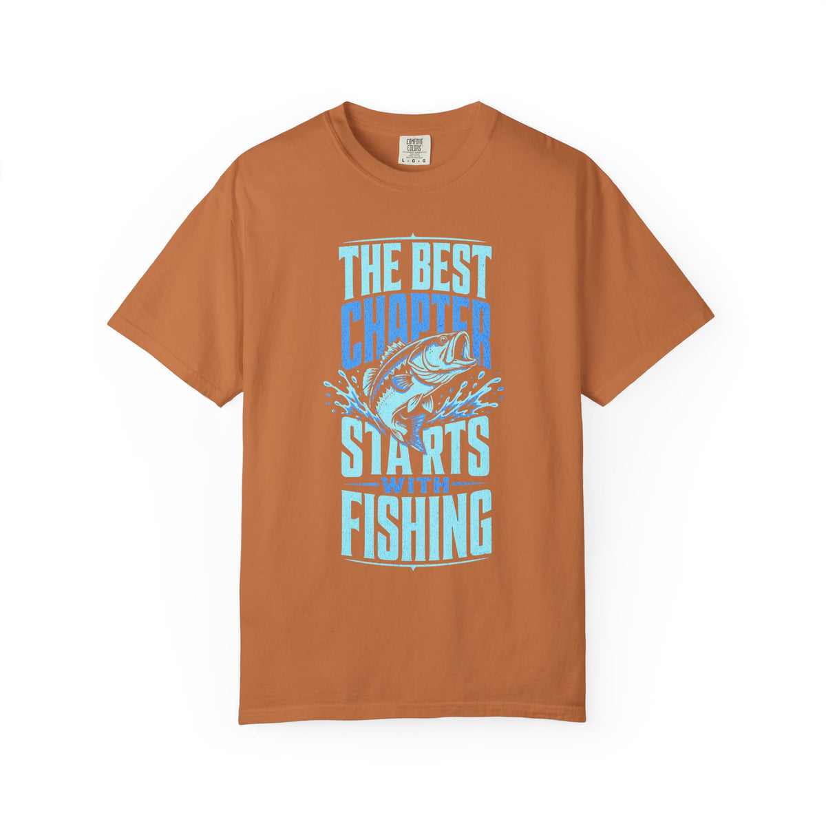 The Best Chapter Starts With Fishing T-Shirt | Fishing Grandma Shirt | Retirement Fishing Gift | Unisex Angler Tee