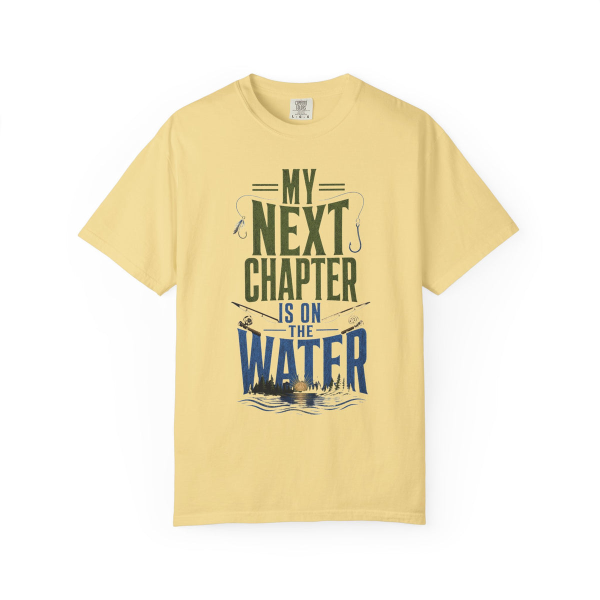 My Next Chapter Is On The Water Fishing Retirement T-Shirt | Unisex Fishing Shirt