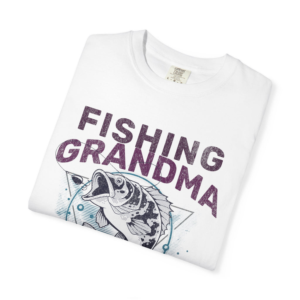 Fishing Grandma Retired Not My Problem Shirt | Funny Retirement Fishing T-Shirt for Women
