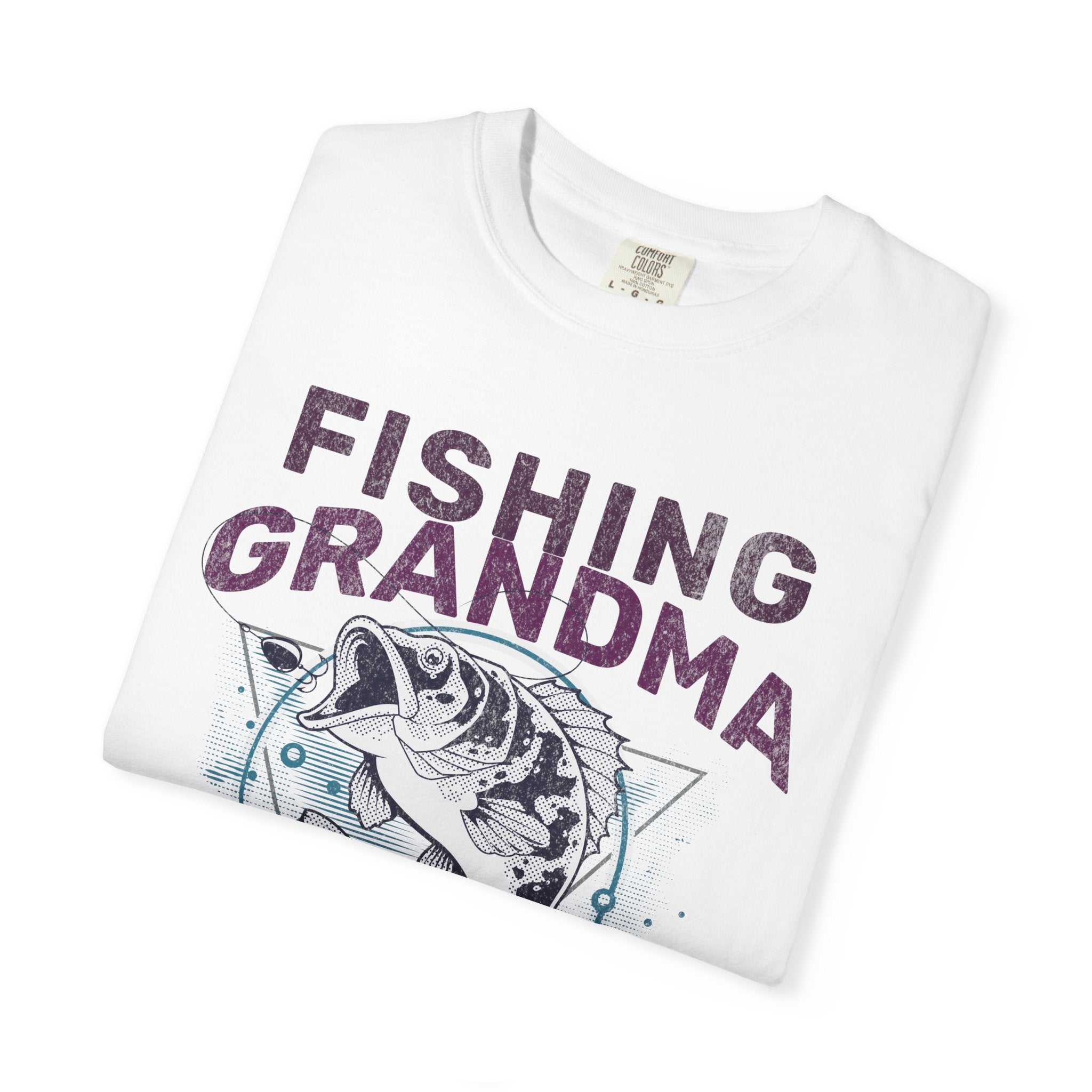 Fishing Grandma Retired Not My Problem Shirt | Funny Retirement Fishing T-Shirt for Women