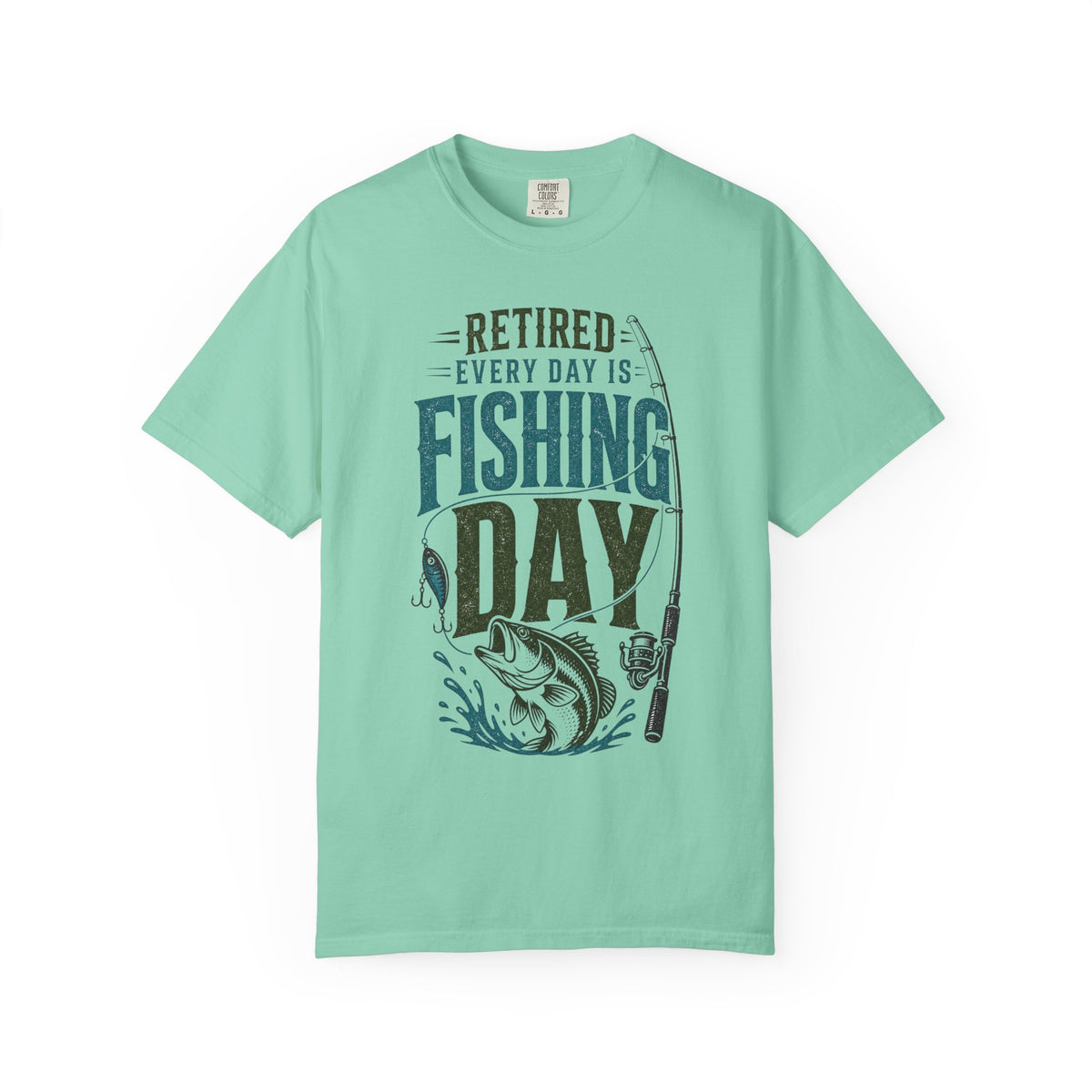 Retired Every Day Is Fishing Day Shirt | Retirement Fishing T-Shirt | Retired Fisherman Gift | Bass Fishing Tee | Retirement Gift for Dad Grandpa