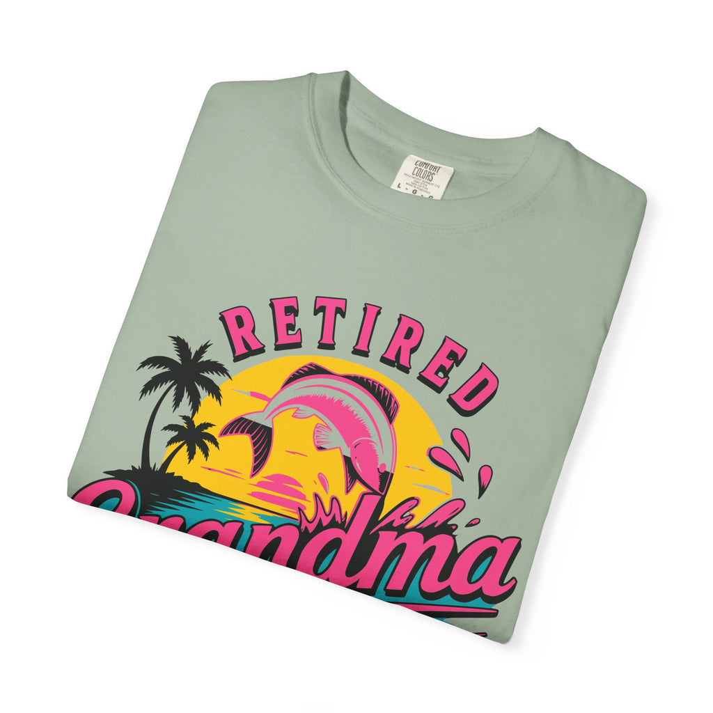 Retired Grandma Fishing Club Shirt | Funny Women's Retirement Fishing T-Shirt | Grandma Fishing Gift