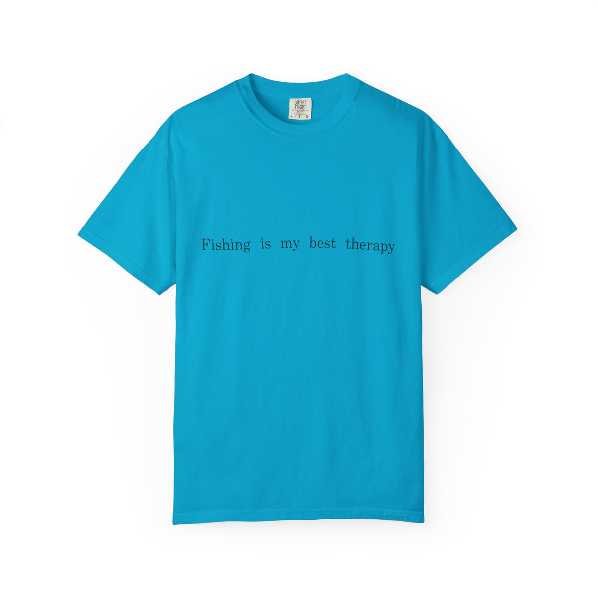 Fishing Is My Best Therapy Unisex T-Shirt, Minimalist Fishing Quote Tee, Angler Gift