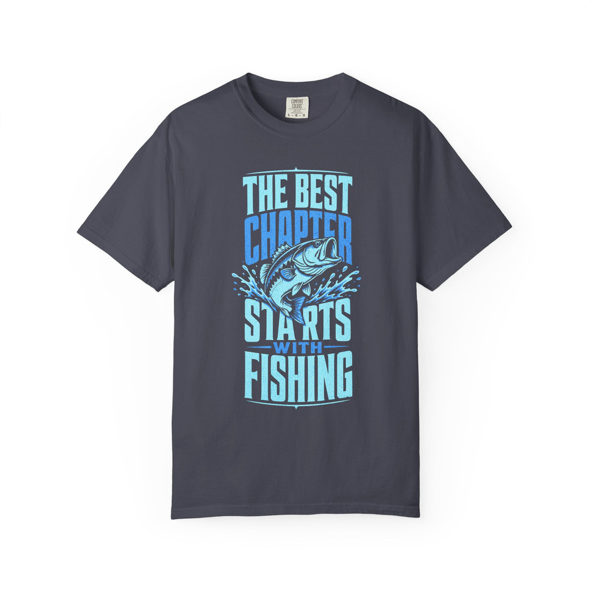 The Best Chapter Starts With Fishing T-Shirt | Fishing Grandma Shirt | Retirement Fishing Gift | Unisex Angler Tee