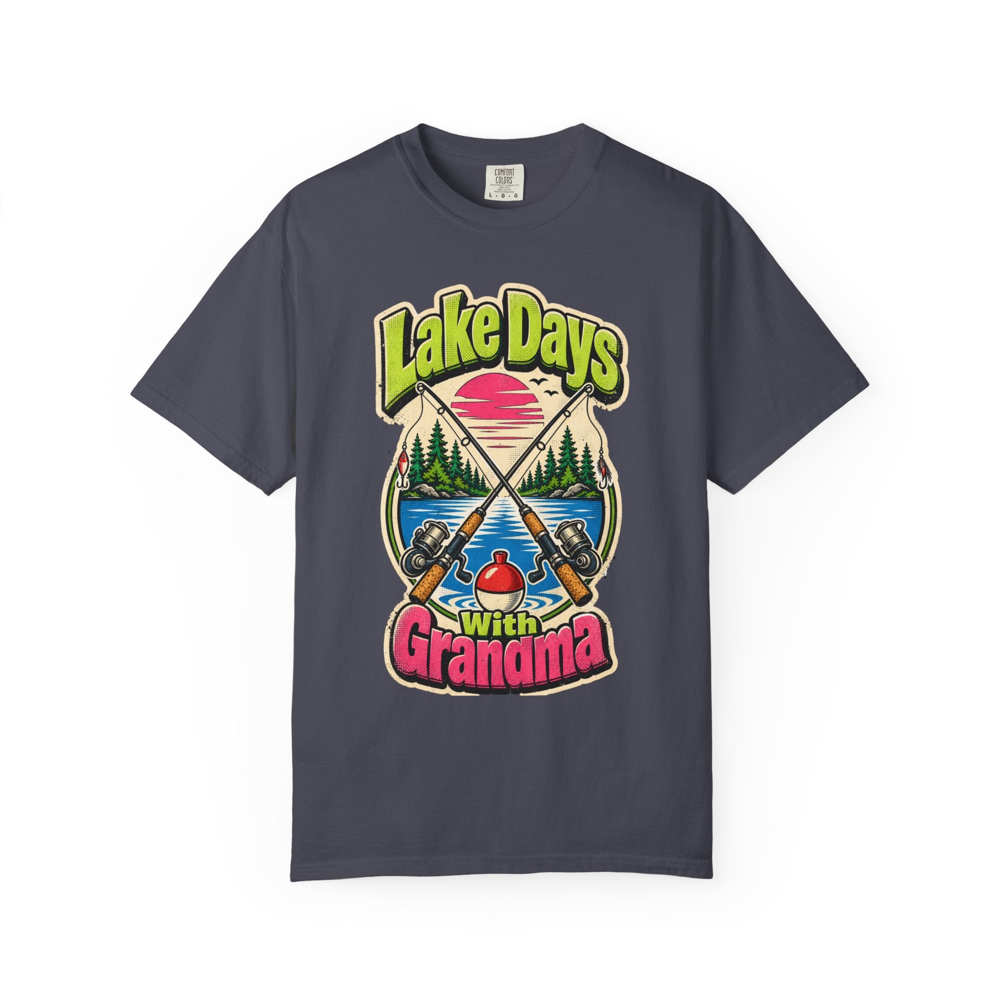 Lake Days With Grandma Fishing Shirt – Grandma Fishing Gift, Lake Life T-Shirt, Fishing Grandma Gift