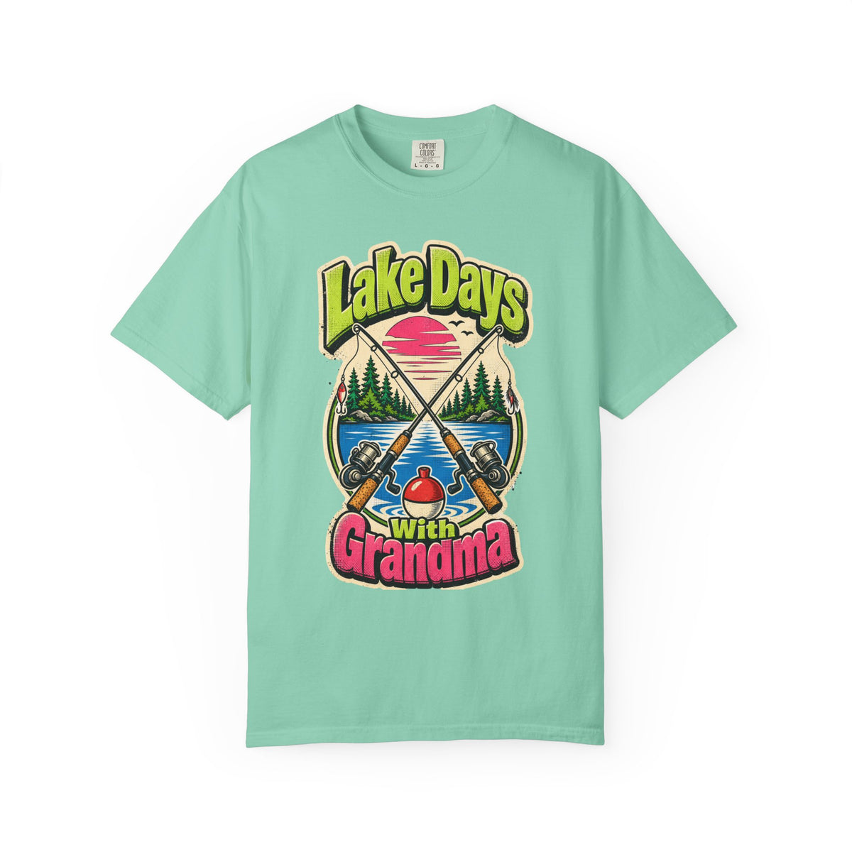Lake Days With Grandma Fishing Shirt – Grandma Fishing Gift, Lake Life T-Shirt, Fishing Grandma Gift