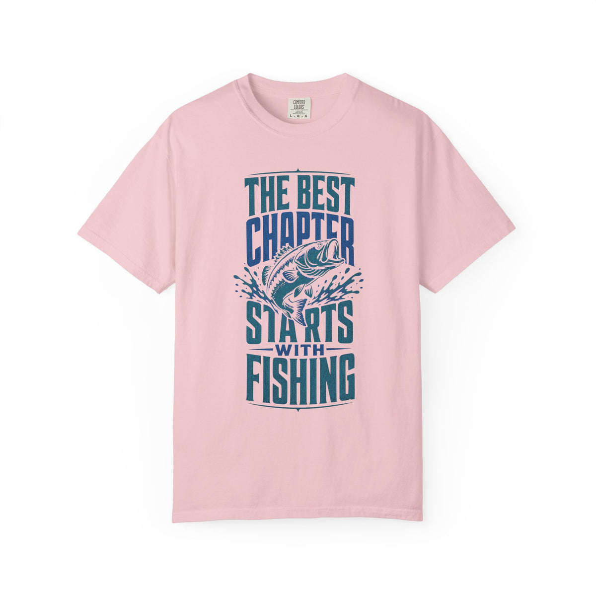 The Best Chapter Starts With Fishing T-Shirt | Fishing Grandma Shirt | Retirement Fishing Gift | Unisex Angler Tee