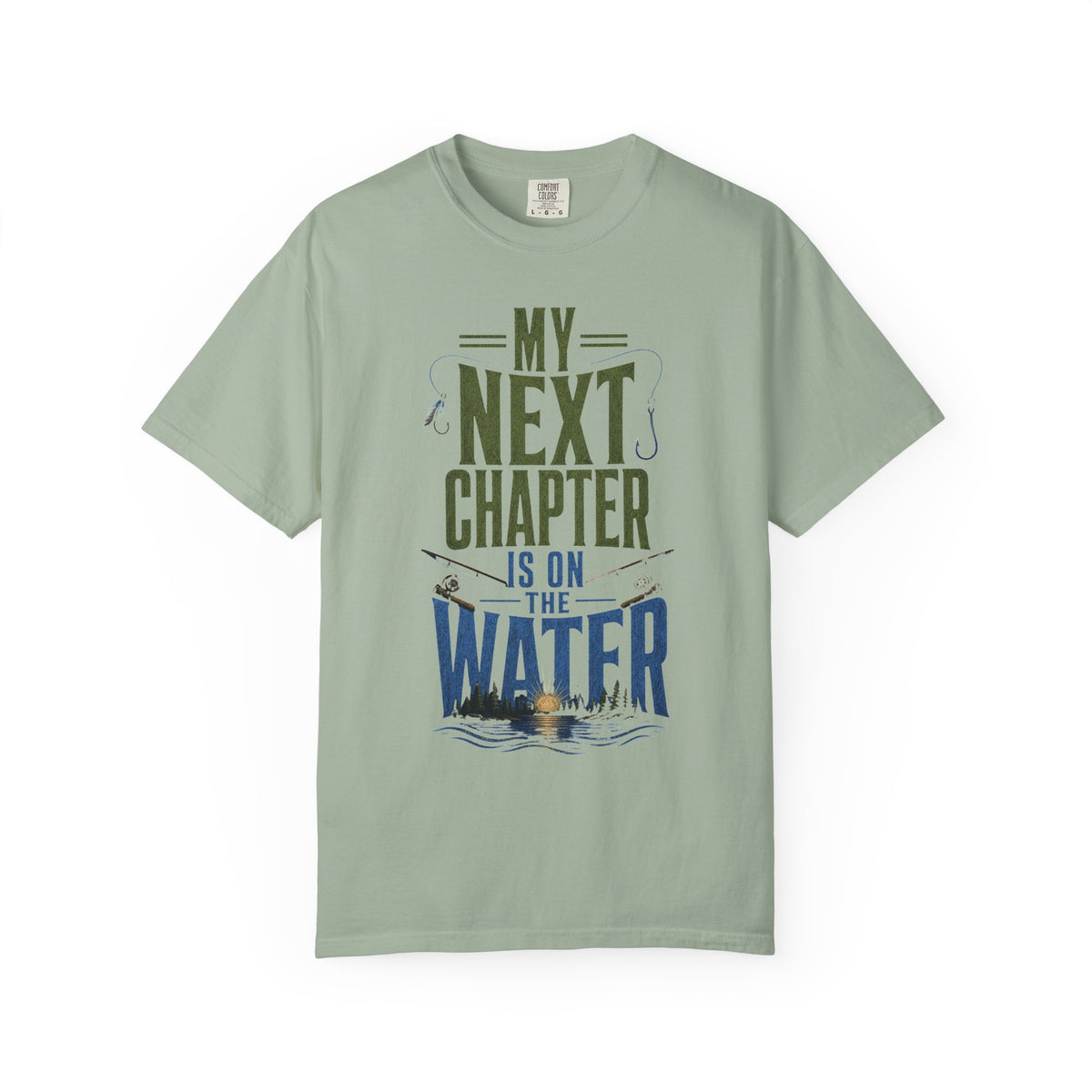 My Next Chapter Is On The Water Fishing Retirement T-Shirt | Unisex Fishing Shirt