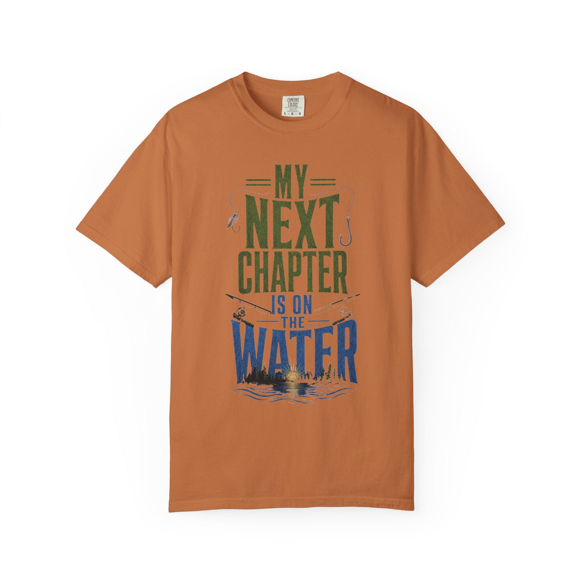 My Next Chapter Is On The Water Fishing Retirement T-Shirt | Unisex Fishing Shirt