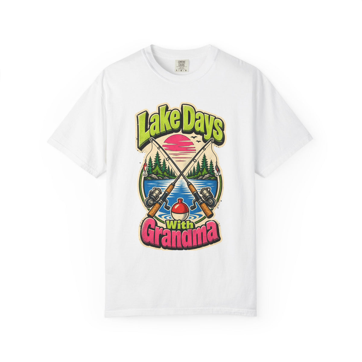 Lake Days With Grandma Fishing Shirt – Grandma Fishing Gift, Lake Life T-Shirt, Fishing Grandma Gift