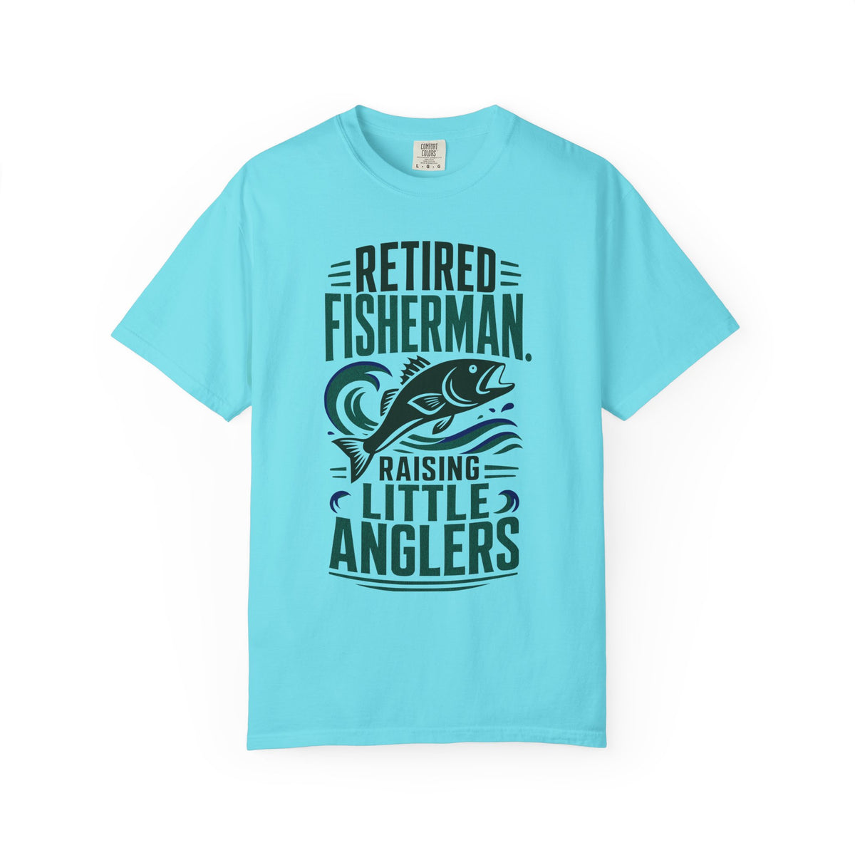 Retired Fisherman Raising Little Anglers Shirt – Fishing Grandpa Family Fishing T-Shirt