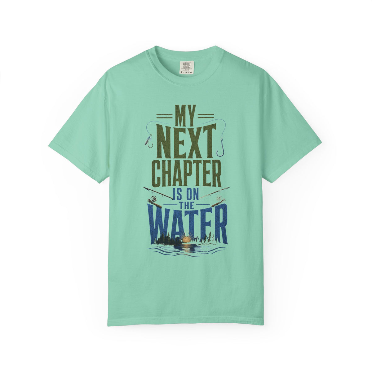 My Next Chapter Is On The Water Fishing Retirement T-Shirt | Unisex Fishing Shirt