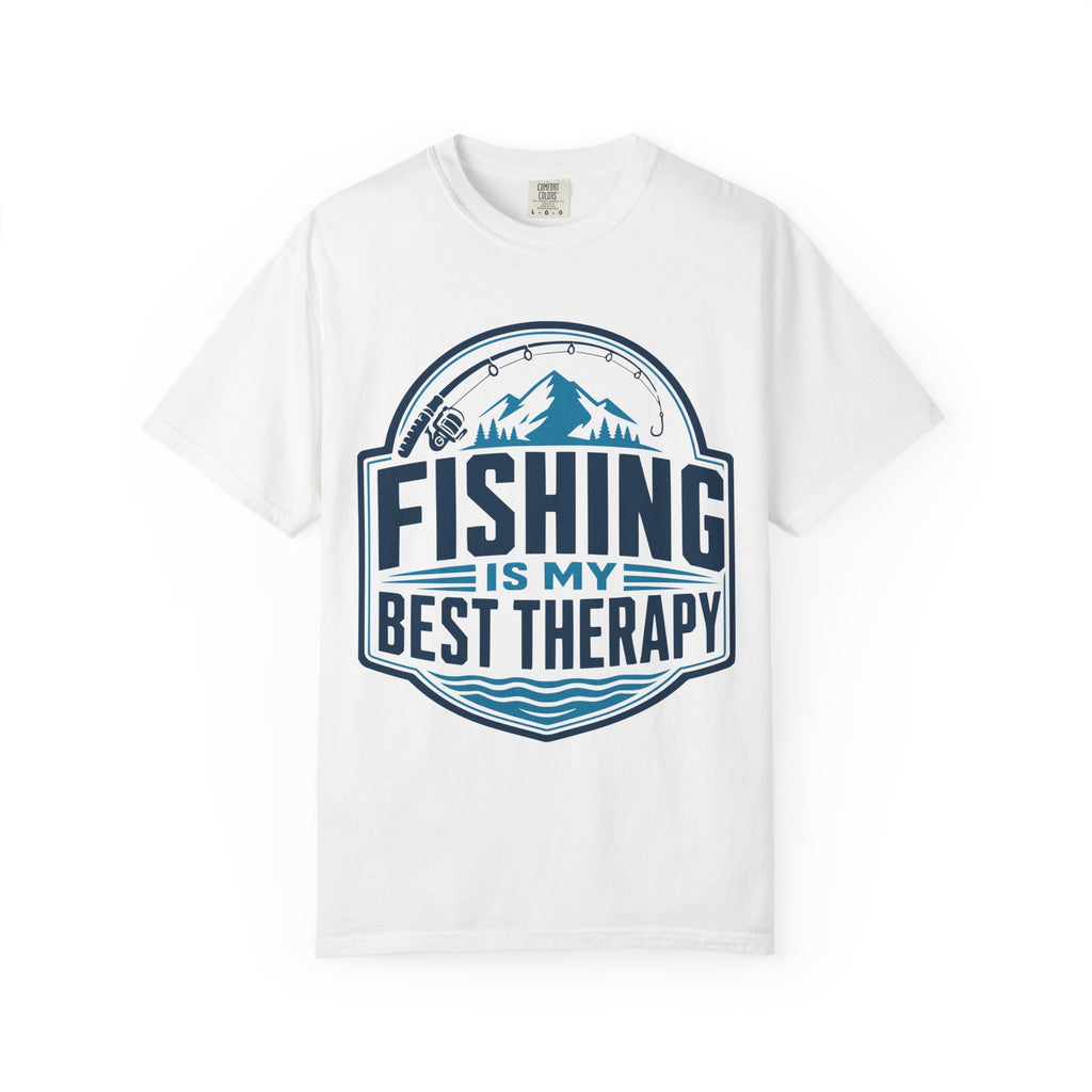 Fishing Is My Best Therapy Unisex T-Shirt, Funny Fishing Shirt, Angler Gift, Fisherman Outdoor Tee