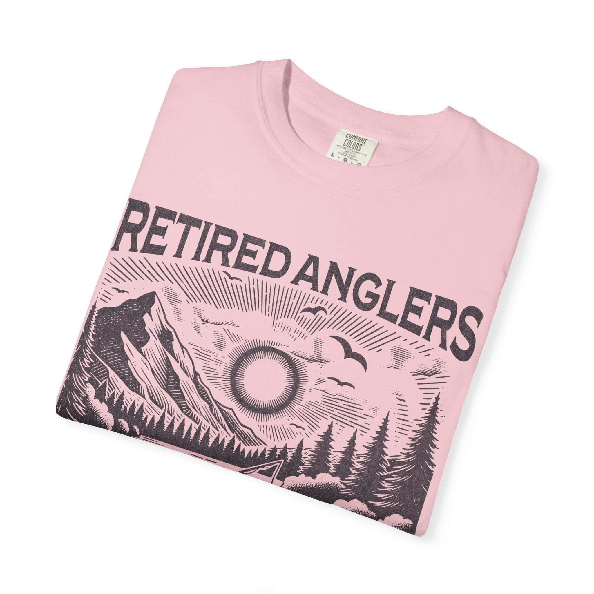 Retired Anglers Grandpa's Fishing Club Shirt | Vintage Fishing T-Shirt | Retirement Gift for Grandpa