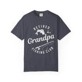 Retired Grandpa Fishing Club Shirt | Funny Retirement Fisherman T-Shirt | Grandpa Fishing Gift