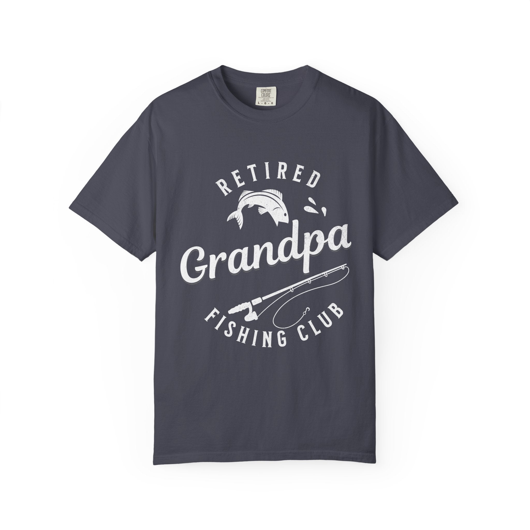 Retired Grandpa Fishing Club Shirt | Funny Retirement Fisherman T-Shirt | Grandpa Fishing Gift