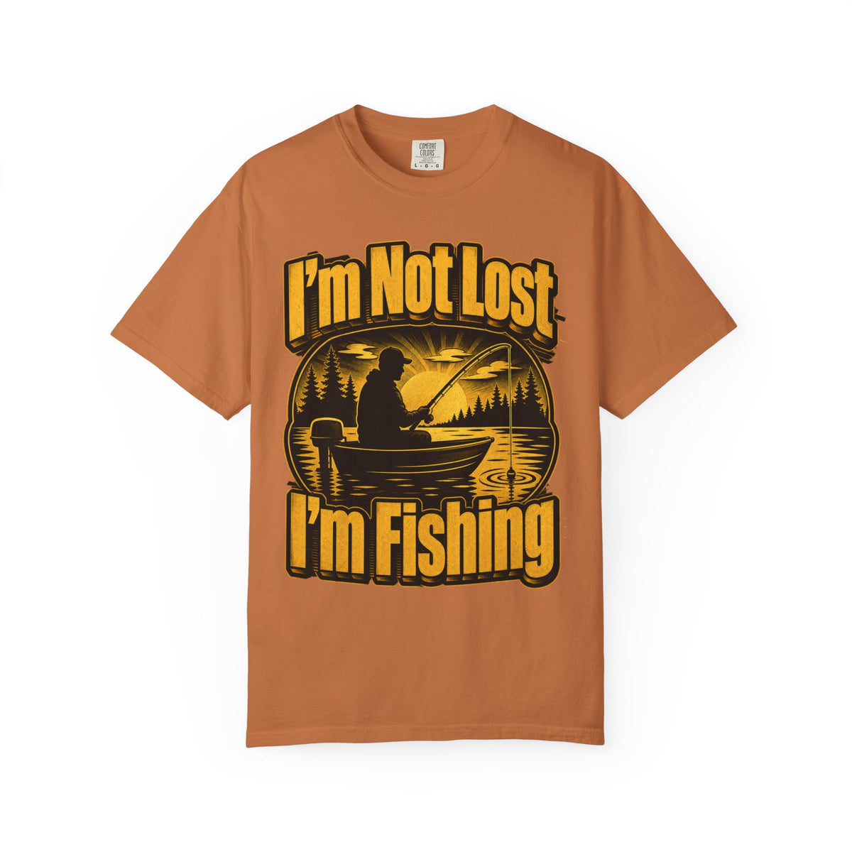 I'm Not Lost I'm Fishing Shirt – Funny Vintage Fisherman Lake T-Shirt