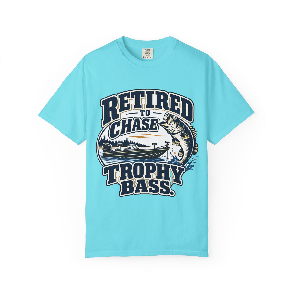 Retired to Chase Trophy Bass Shirt, Retirement Fishing Gift, Bass Fishing T-Shirt, Grandpa Fishing Tee, Grandma Fishing Shirt, Retired Fisherman Gift, Unisex Lake Life Tee