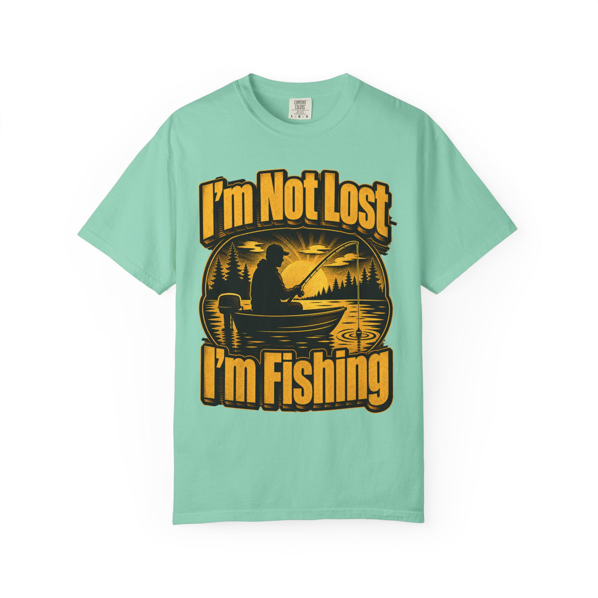 I'm Not Lost I'm Fishing Shirt – Funny Vintage Fisherman Lake T-Shirt