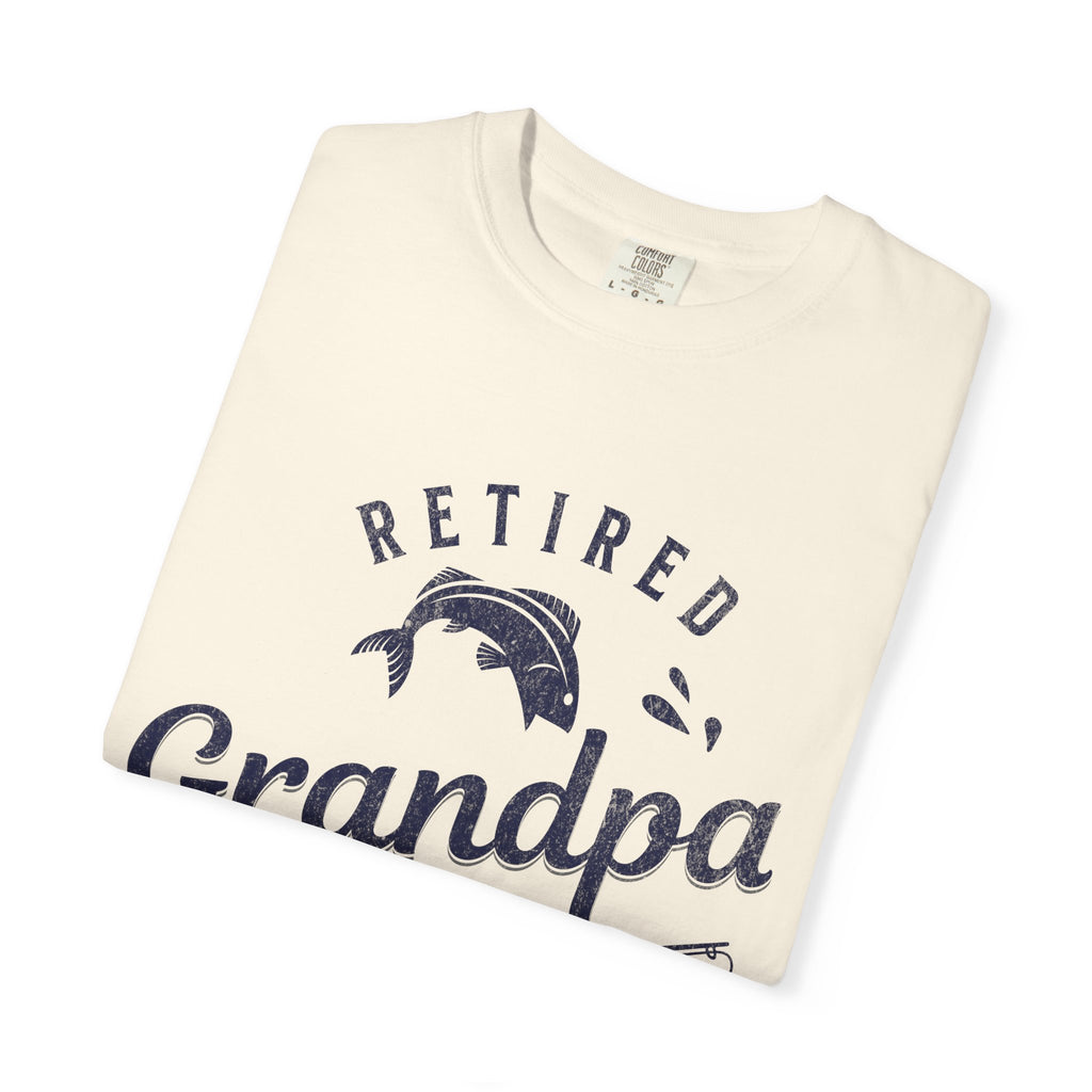 Retired Grandpa Fishing Club Shirt | Funny Retirement Fisherman T-Shirt | Grandpa Fishing Gift