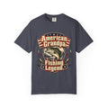 American Grandpa Fishing Legend Shirt, Patriotic Grandpa Fishing T-Shirt, USA Bass Fishing Tee, Father's Day Gift for Grandpa, American Fisherman Shirt