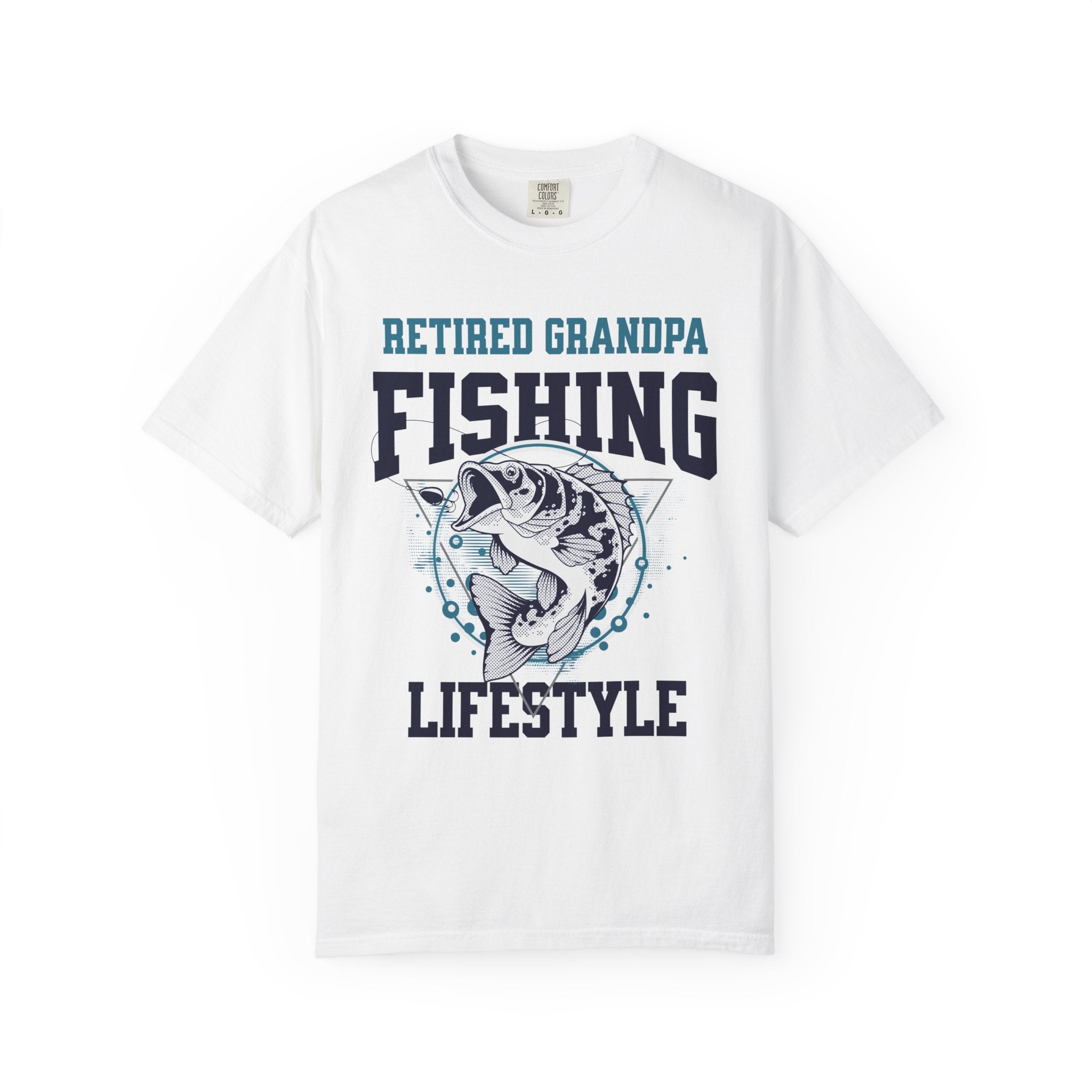 Retired Grandpa Fishing Lifestyle Shirt | Funny Bass Fishing T-Shirt | Retirement Gift for Grandpa