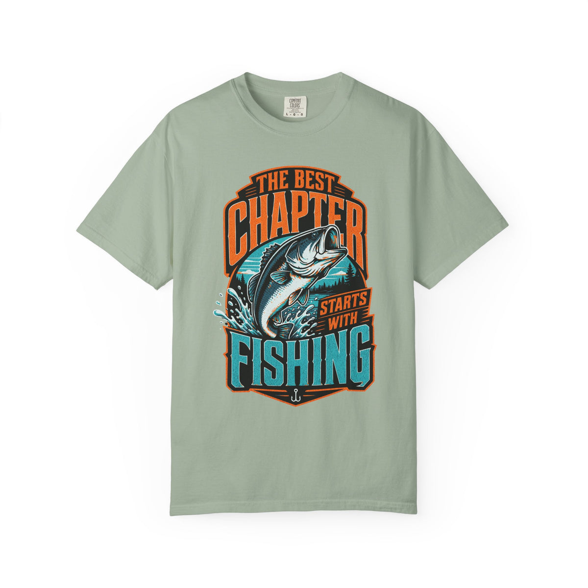 The Best Chapter Starts With Fishing T-Shirt | Vintage Fishing Shirt | Bass Fishing Gift | Angler Outdoor Tee