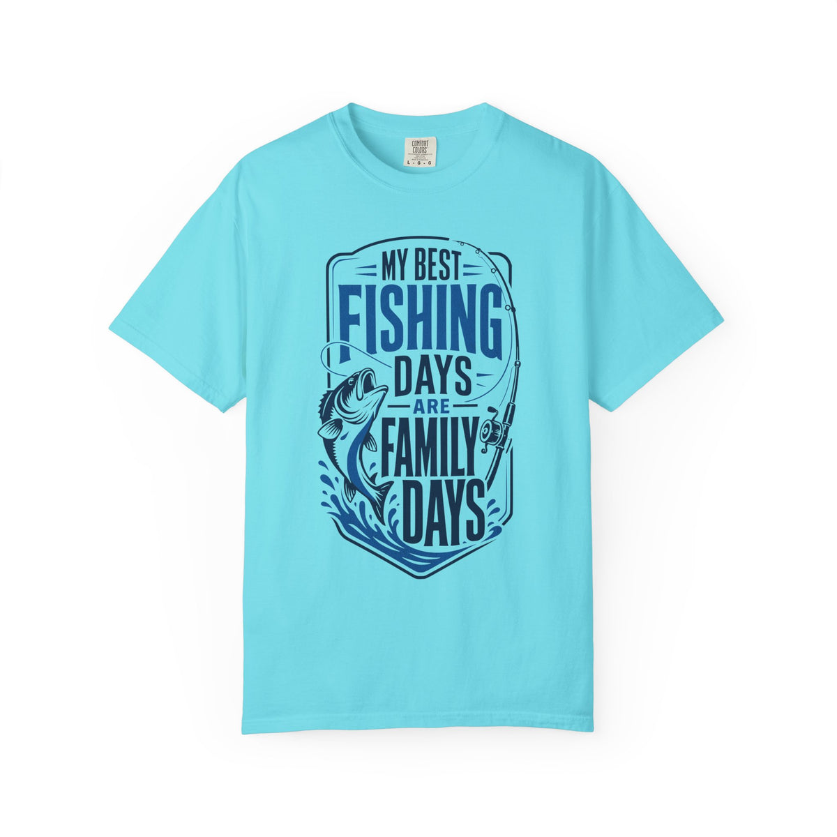 My Best Fishing Days Are Family Days T-Shirt | Family Fishing Gift for Grandpa Grandma Mom Dad