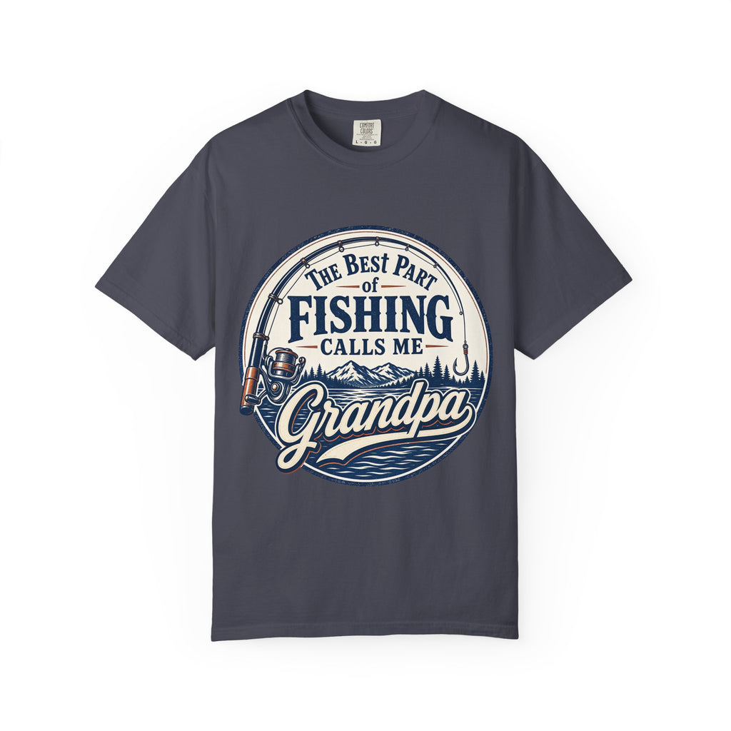 The Best Part of Fishing Calls Me Grandpa Shirt, Grandpa Fishing T-Shirt, Fishing Grandpa Gift, Father's Day Fishing Tee, Bass Fishing Shirt, Lake Life Unisex Tee