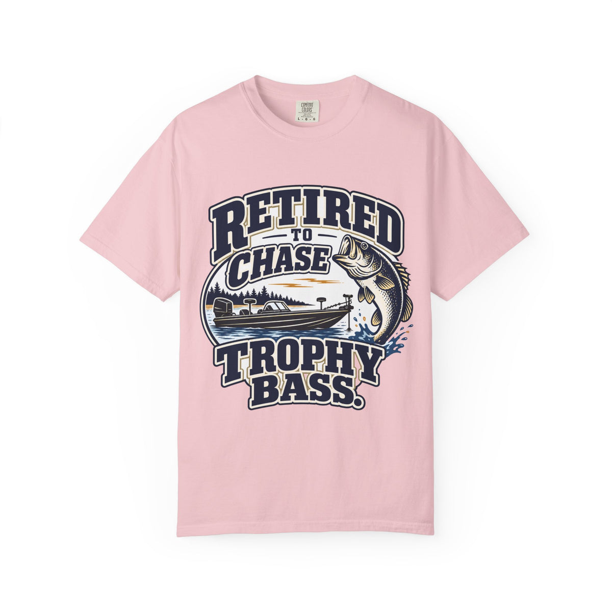 Retired to Chase Trophy Bass Shirt, Retirement Fishing Gift, Bass Fishing T-Shirt, Grandpa Fishing Tee, Grandma Fishing Shirt, Retired Fisherman Gift, Unisex Lake Life Tee