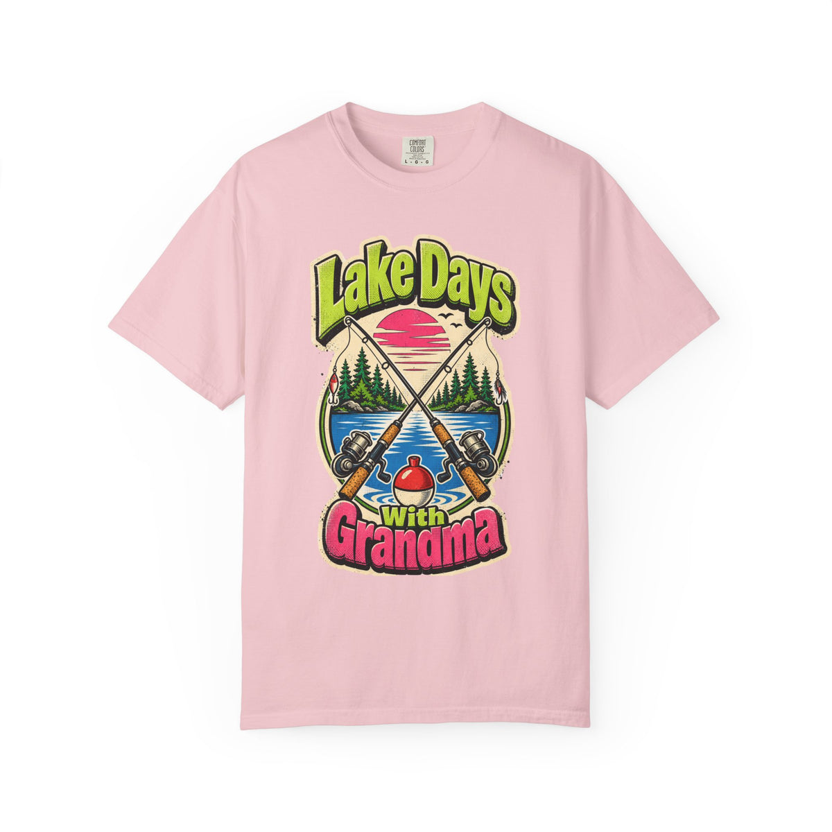 Lake Days With Grandma Fishing Shirt – Grandma Fishing Gift, Lake Life T-Shirt, Fishing Grandma Gift