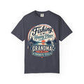 Fishing Is My Happy Place Grandma Is My Favorite Title Shirt, Grandma Fishing T-Shirt, Grandma Fishing Gift, Fishing Grandma Tee, Mother's Day Gift, Lake Life Shirt