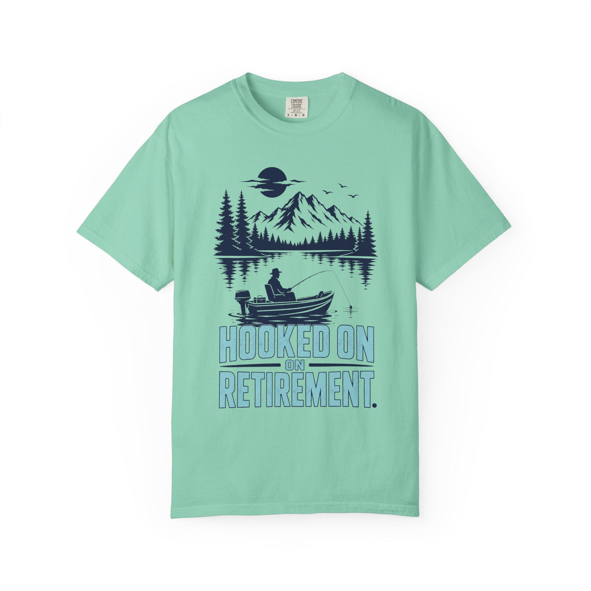 Hooked On Retirement Fishing Shirt | Funny Retirement Gift for Grandpa Grandma | Retired Fisherman T-Shirt | Lake Life Fishing Tee