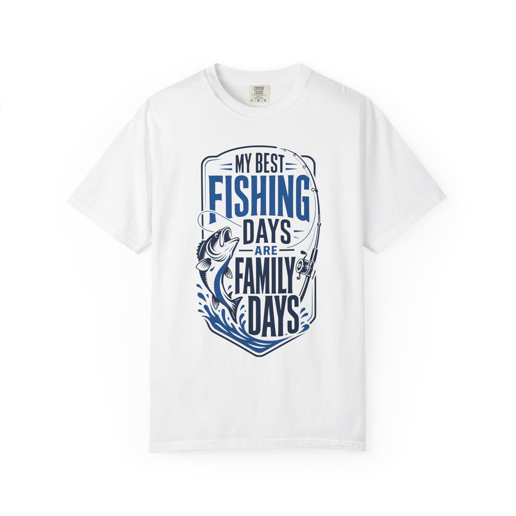 My Best Fishing Days Are Family Days T-Shirt | Family Fishing Gift for Grandpa Grandma Mom Dad