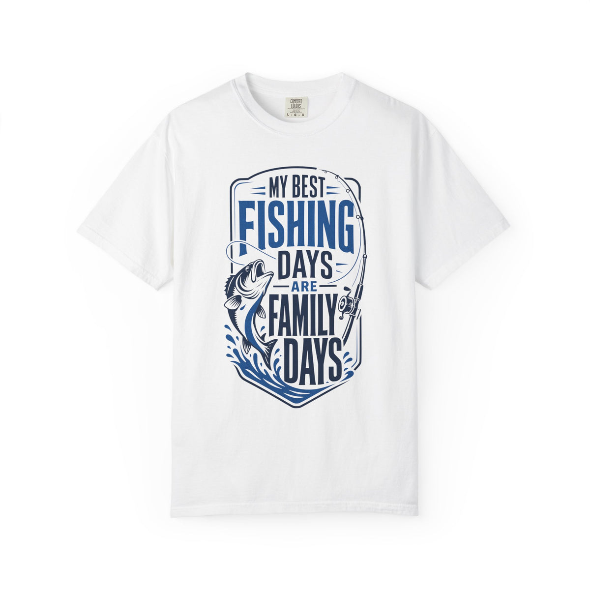My Best Fishing Days Are Family Days T-Shirt | Family Fishing Gift for Grandpa Grandma Mom Dad