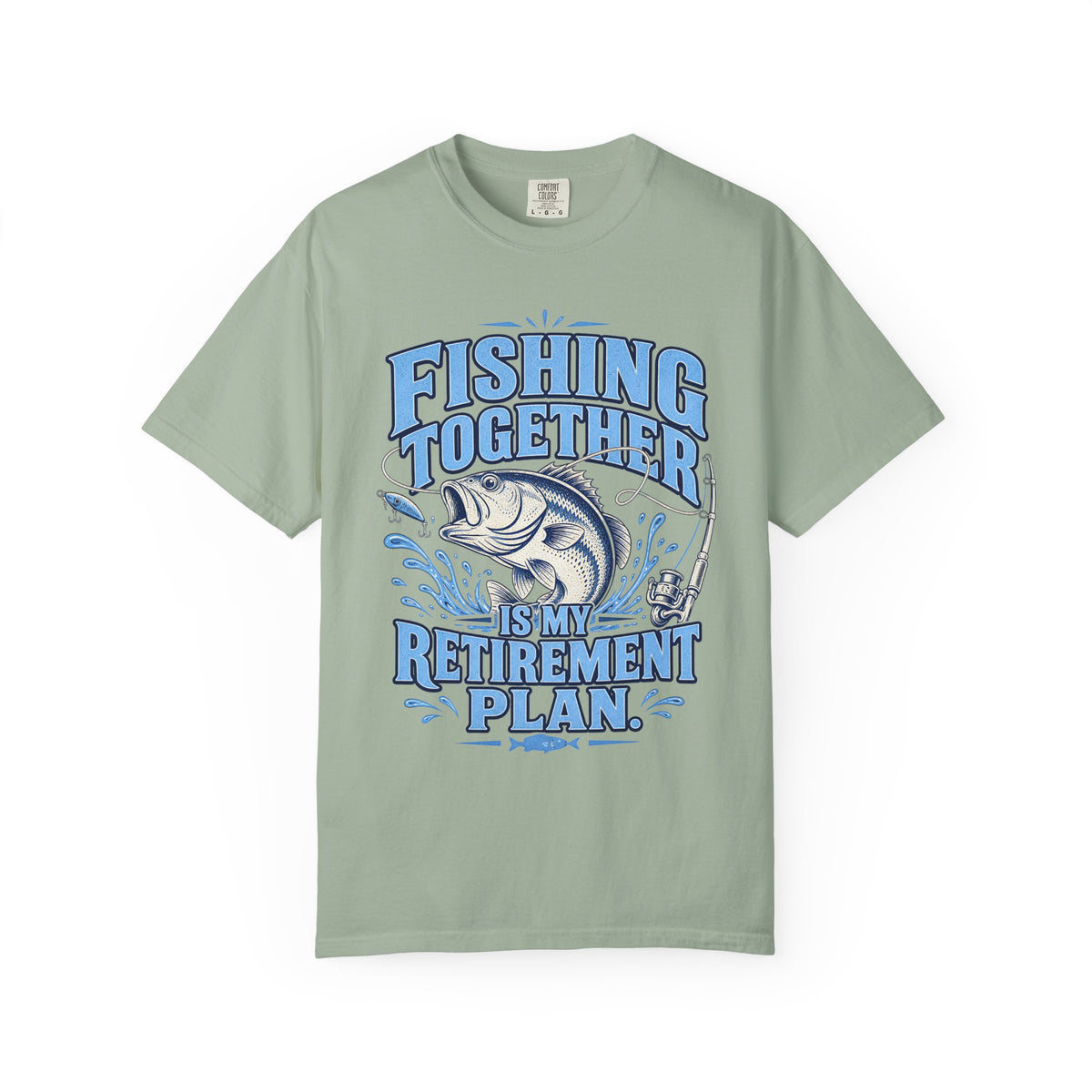 Fishing Together Is My Retirement Plan T-Shirt | Funny Retirement Fishing Shirt | Retired Fisherman Gift | Bass Fishing Tee for Grandpa Dad Men