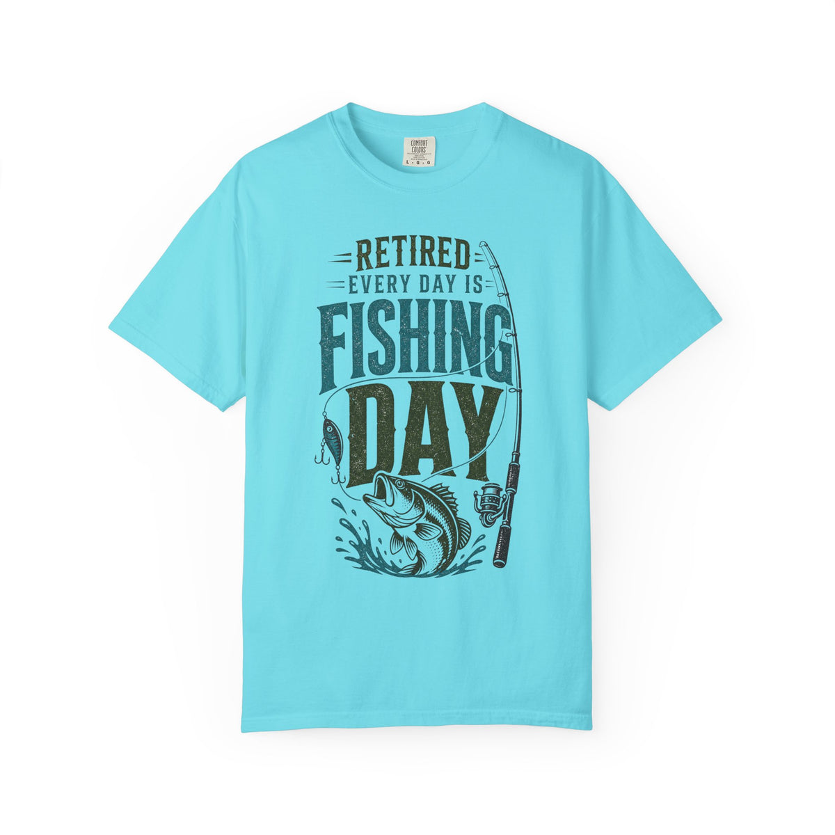 Retired Every Day Is Fishing Day Shirt | Retirement Fishing T-Shirt | Retired Fisherman Gift | Bass Fishing Tee | Retirement Gift for Dad Grandpa