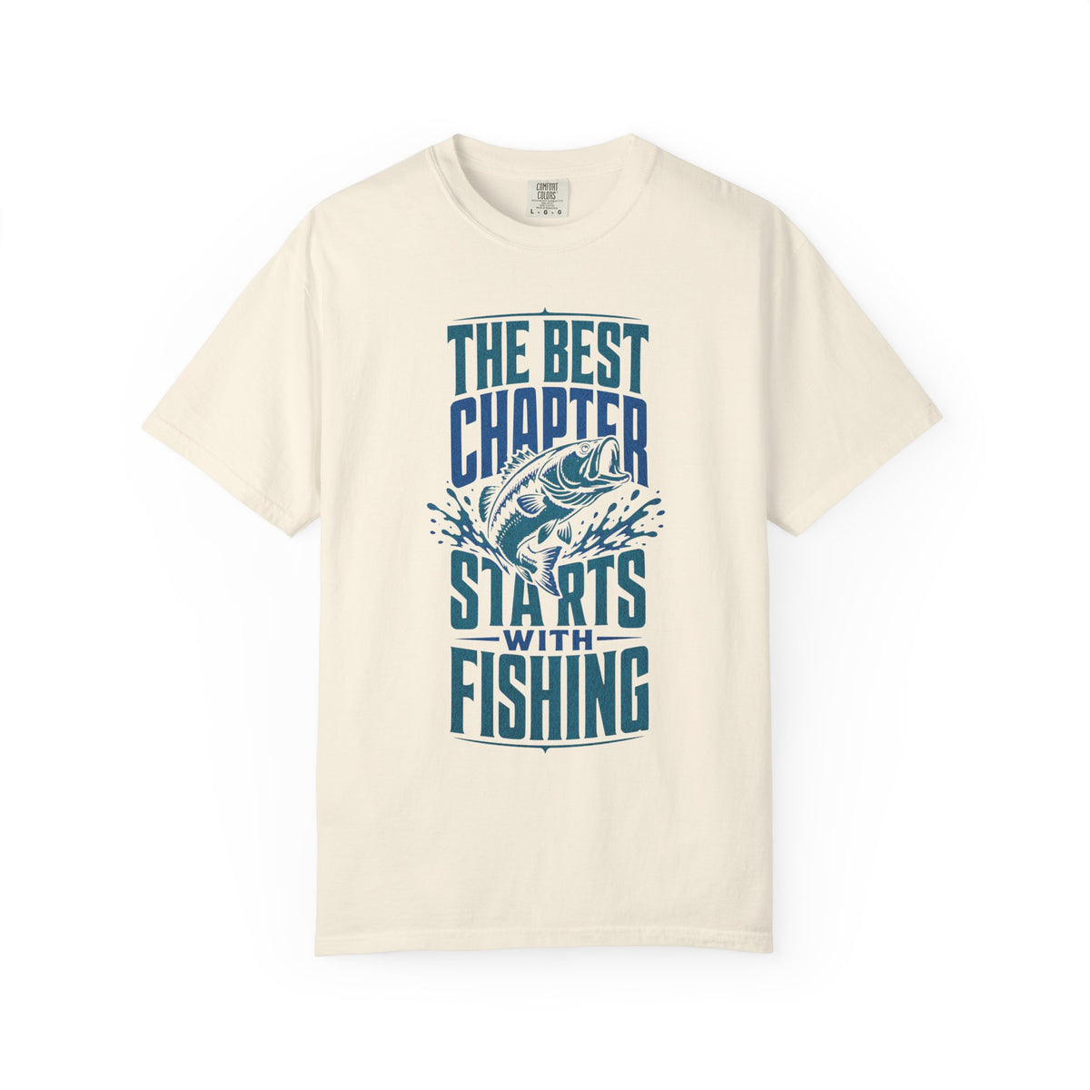 The Best Chapter Starts With Fishing T-Shirt | Fishing Grandma Shirt | Retirement Fishing Gift | Unisex Angler Tee