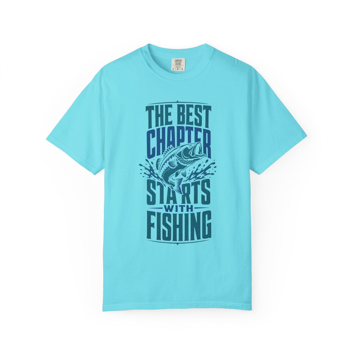 The Best Chapter Starts With Fishing T-Shirt | Fishing Grandma Shirt | Retirement Fishing Gift | Unisex Angler Tee