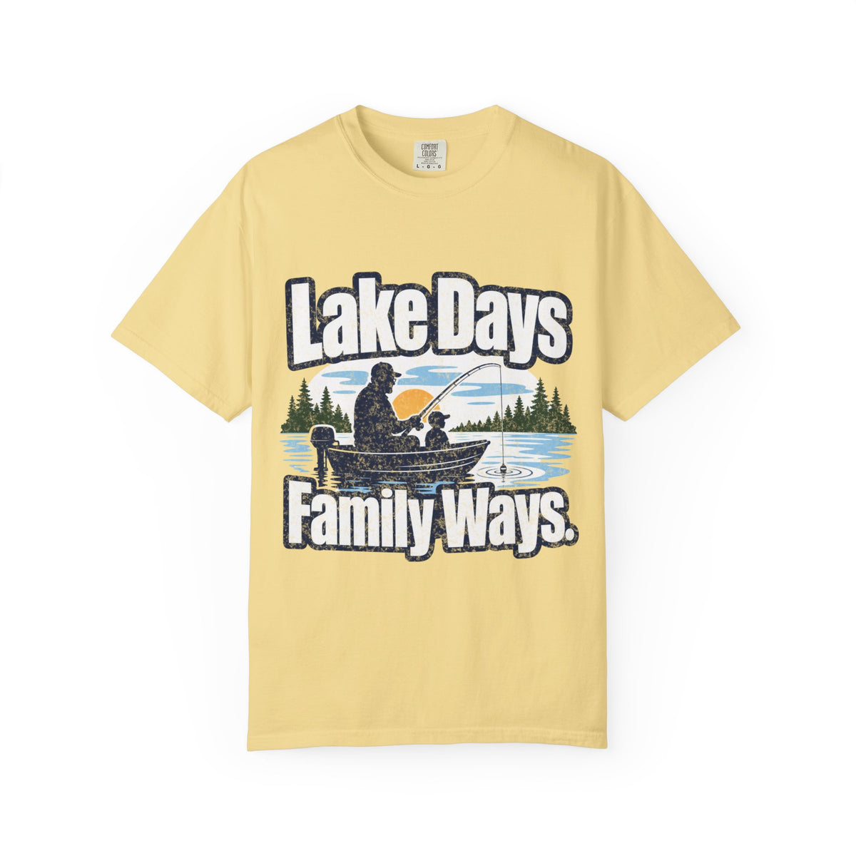Lake Days Family Ways Fishing Shirt – Family Fishing T-Shirt, Lake Life Gift, Outdoor Adventure Tee
