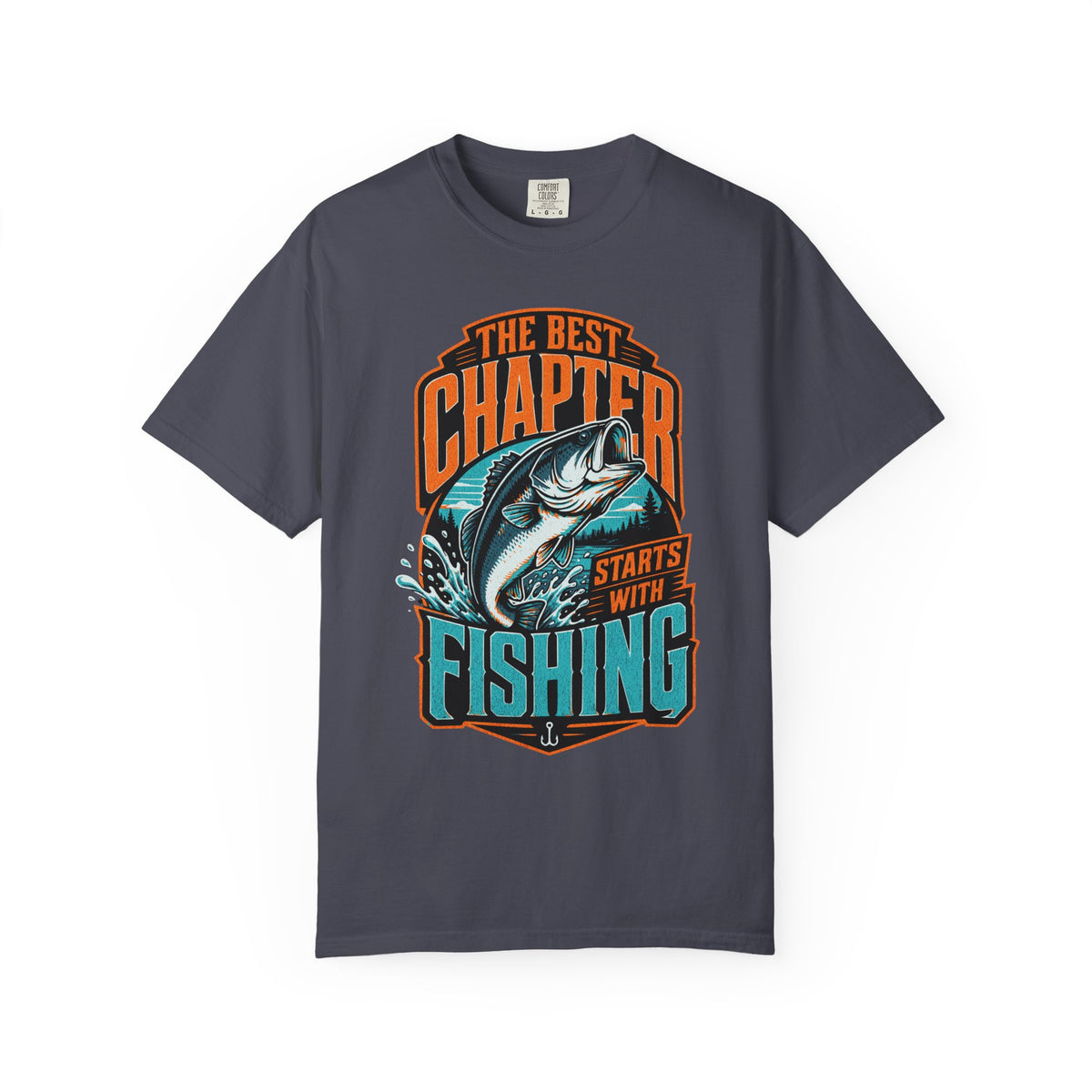 The Best Chapter Starts With Fishing T-Shirt | Vintage Fishing Shirt | Bass Fishing Gift | Angler Outdoor Tee