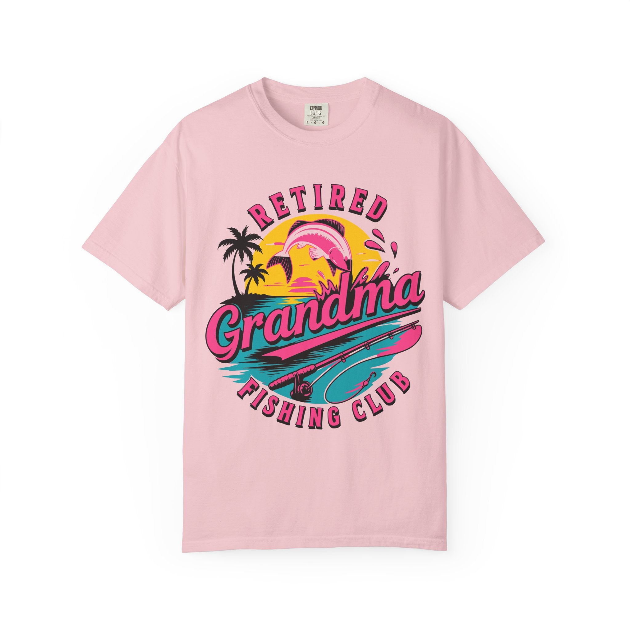 Retired Grandma Fishing Club Shirt | Funny Women's Retirement Fishing T-Shirt | Grandma Fishing Gift