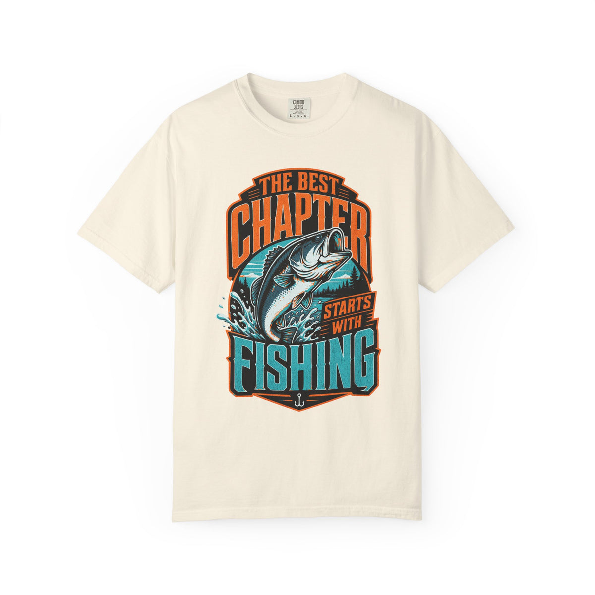 The Best Chapter Starts With Fishing T-Shirt | Vintage Fishing Shirt | Bass Fishing Gift | Angler Outdoor Tee